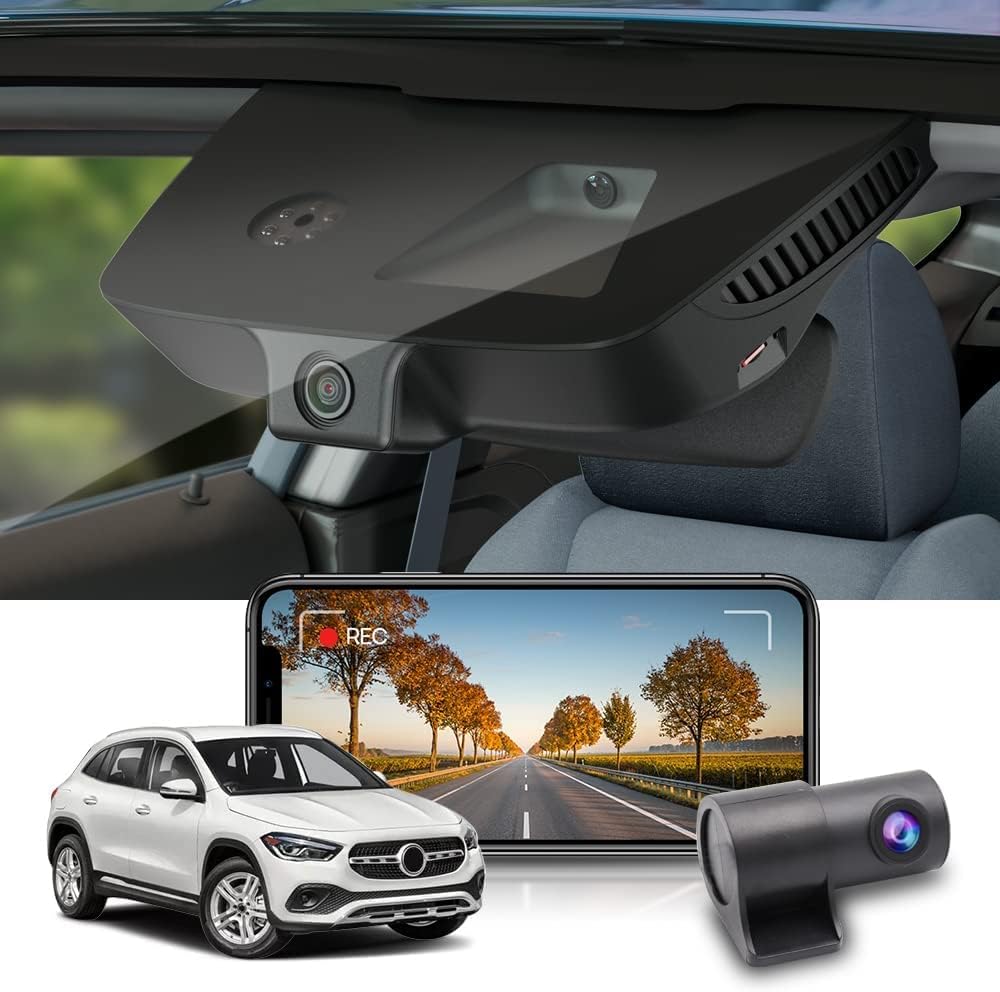 Fitcamx Dashcam Auto Vorne Hinten Kompatibel mit Mercedes-Benz GLA 250 ...